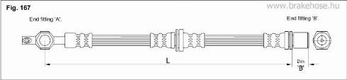 KK95KFT FT4706 - Тормозной шланг unicars.by