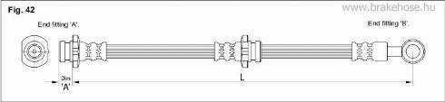 KK95KFT FT4802 - Тормозной шланг unicars.by