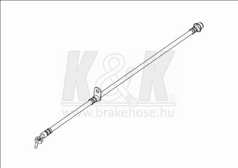 KK95KFT FT1884 - Тормозной шланг unicars.by