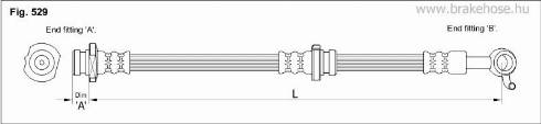 KK95KFT FT1252 - Тормозной шланг unicars.by