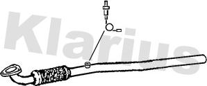 Klarius 130511 - Труба выхлопного газа unicars.by