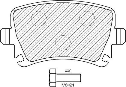 Klaxcar France 24147z - Тормозные колодки, дисковые, комплект unicars.by