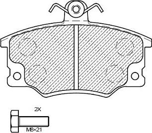 Klaxcar France 24337z - Тормозные колодки, дисковые, комплект unicars.by