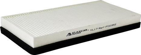 Klaxcar France FC035z - Фильтр воздуха в салоне unicars.by