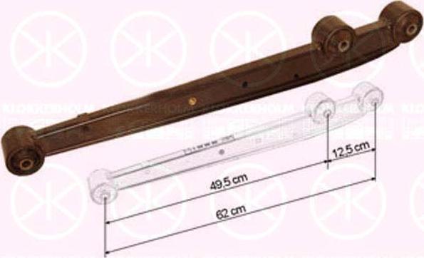Klokkerholm 6830822 - Рычаг подвески колеса unicars.by