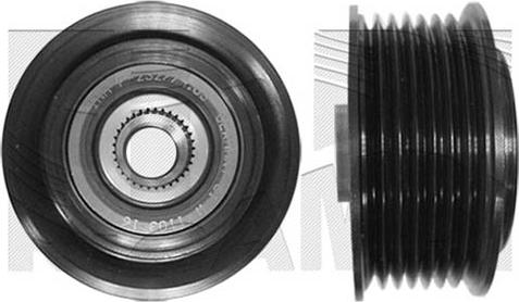 KM International FI14060 - Шкив генератора, муфта unicars.by