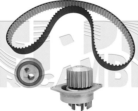 KM International WKFI001 - Водяной насос + комплект зубчатого ремня ГРМ unicars.by