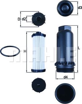 KNECHT HX 151KIT - Гидрофильтр, автоматическая коробка передач unicars.by