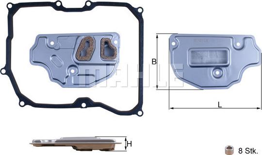 KNECHT HX 256D - Гидрофильтр, автоматическая коробка передач unicars.by