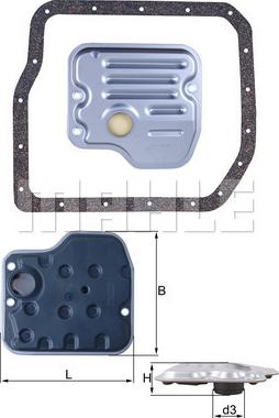 KNECHT HX 237D - Гидрофильтр, автоматическая коробка передач unicars.by