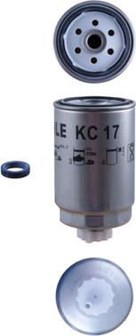 KNECHT KC 17D - Топливный фильтр unicars.by