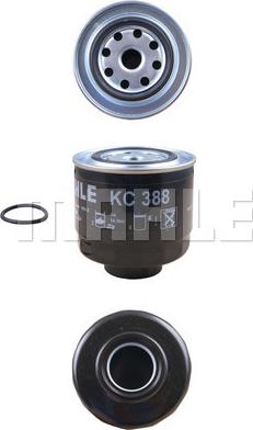 KNECHT KC 388D - Топливный фильтр unicars.by