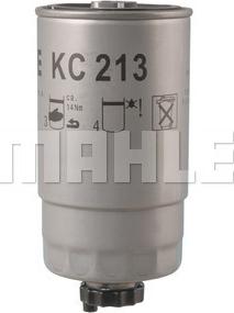 KNECHT KC 213 - Топливный фильтр unicars.by