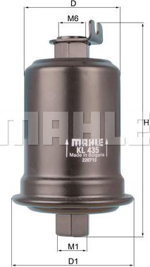 KNECHT KL 435 - Топливный фильтр unicars.by