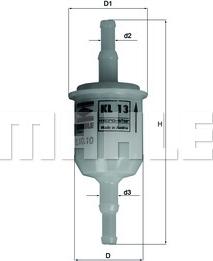 KNECHT KL 13 OF - Топливный фильтр unicars.by