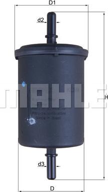 KNECHT KL 248 - Топливный фильтр unicars.by