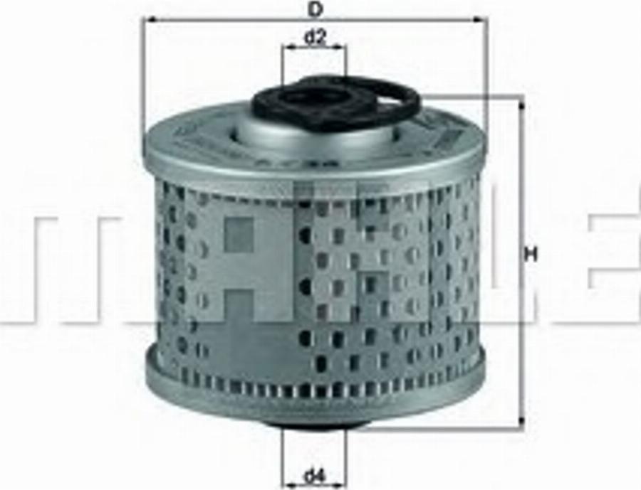 KNECHT KX 34 - Топливный фильтр unicars.by