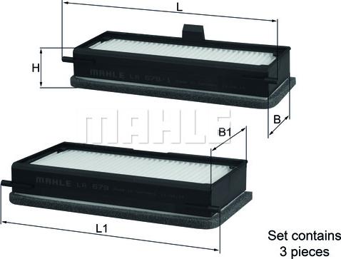 KNECHT LA 679/S - Фильтр воздуха в салоне unicars.by