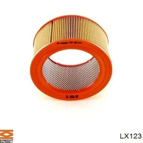 KNECHT LX 123 - Воздушный фильтр, двигатель unicars.by