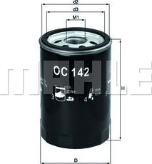 KNECHT OC 142 - Масляный фильтр unicars.by