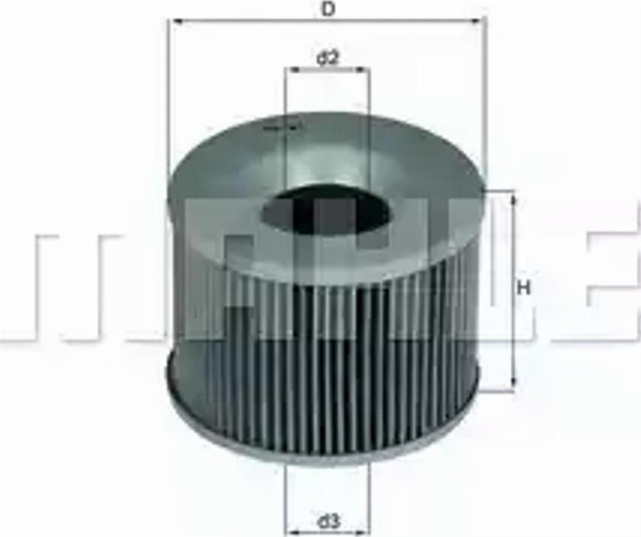 KNECHT OX 61D - Масляный фильтр unicars.by