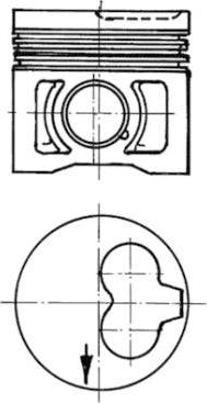 Kolbenschmidt 91386600 - Поршень unicars.by