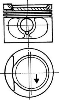 Kolbenschmidt 93825600 - Поршень unicars.by