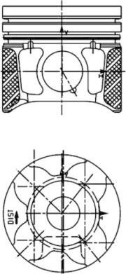 Kolbenschmidt 40179600 - Поршень unicars.by