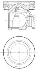 Kolbenschmidt 40834960 - Ремонтный комплект, поршень / гильза цилиндра unicars.by