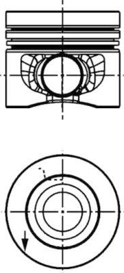 Kolbenschmidt 40558600 - Поршень unicars.by