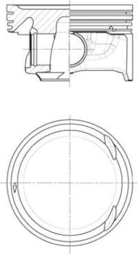 Kolbenschmidt 41487600 - Поршень unicars.by