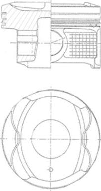 Kolbenschmidt 41250600 - Поршень unicars.by