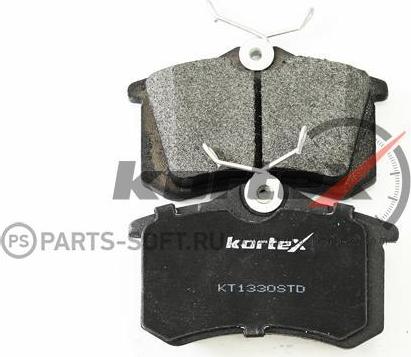 Kortex KT1330STD - Тормозные колодки, дисковые, комплект unicars.by