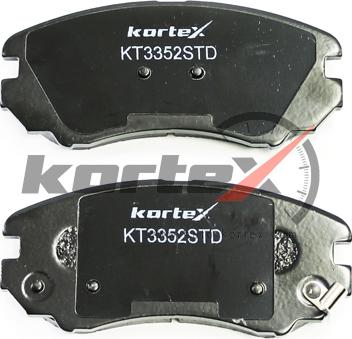 Kortex KT3352STD - Тормозные колодки, дисковые, комплект unicars.by