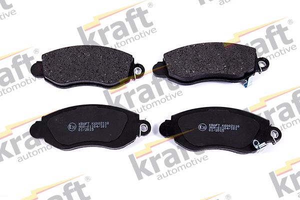 KRAFT AUTOMOTIVE 6002110 - Тормозные колодки, дисковые, комплект unicars.by