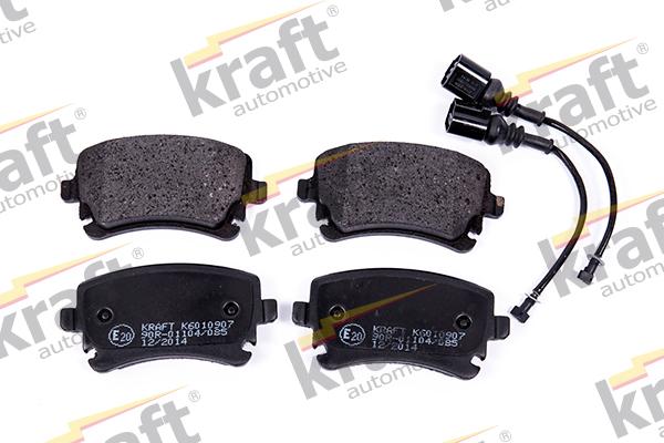 KRAFT AUTOMOTIVE 6010907 - Тормозные колодки, дисковые, комплект unicars.by