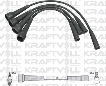 KRAFTVOLL GERMANY 05070263 - Комплект проводов зажигания unicars.by