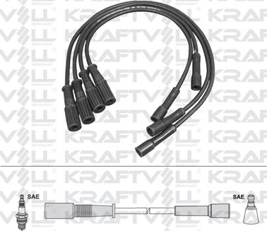 KRAFTVOLL GERMANY 05070233 - Комплект проводов зажигания unicars.by