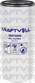 KRAFTVOLL GERMANY 06070006 - Масляный фильтр unicars.by