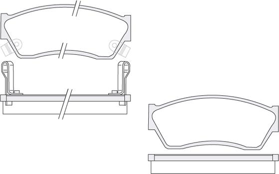 KSH EUROPE 1850.0058111 - Тормозные колодки, дисковые, комплект unicars.by