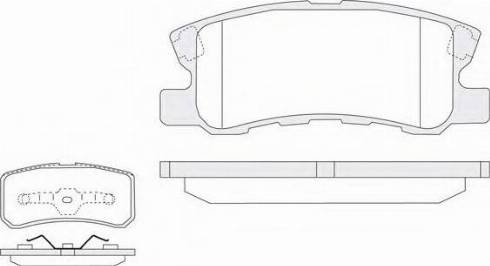 KSH EUROPE 1850.0058053 - Тормозные колодки, дисковые, комплект unicars.by