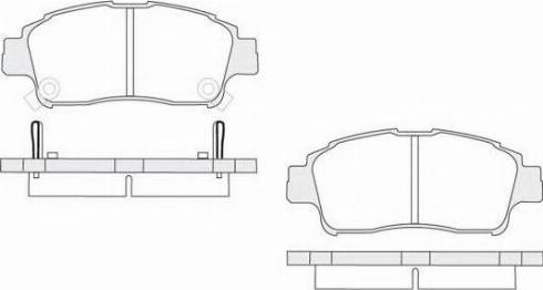 KSH EUROPE 1850.0058019 - Тормозные колодки, дисковые, комплект unicars.by