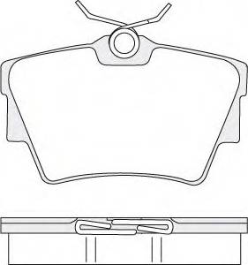 BOSCH 986TB2290 - Тормозные колодки, дисковые, комплект unicars.by