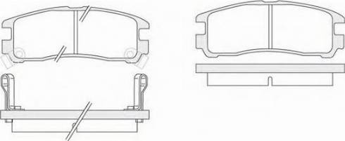 KSH EUROPE 1850.0058107 - Тормозные колодки, дисковые, комплект unicars.by