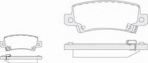 KSH EUROPE 1850.0058121 - Тормозные колодки, дисковые, комплект unicars.by