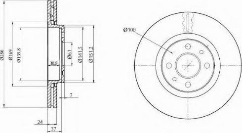 KSH EUROPE 1870.0071003 - Тормозной диск unicars.by