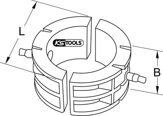 KS Tools 400.1155 - Монтажный инструмент, распредвал unicars.by