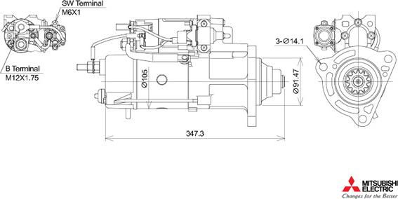 KUTNAK AUTOMOTIVE 723549/M - Стартер unicars.by