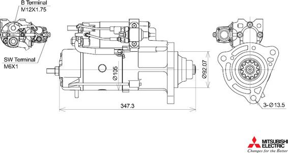 KUTNAK AUTOMOTIVE 723567/M - Стартер unicars.by