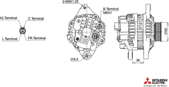 KUTNAK AUTOMOTIVE 722488/M - Генератор unicars.by